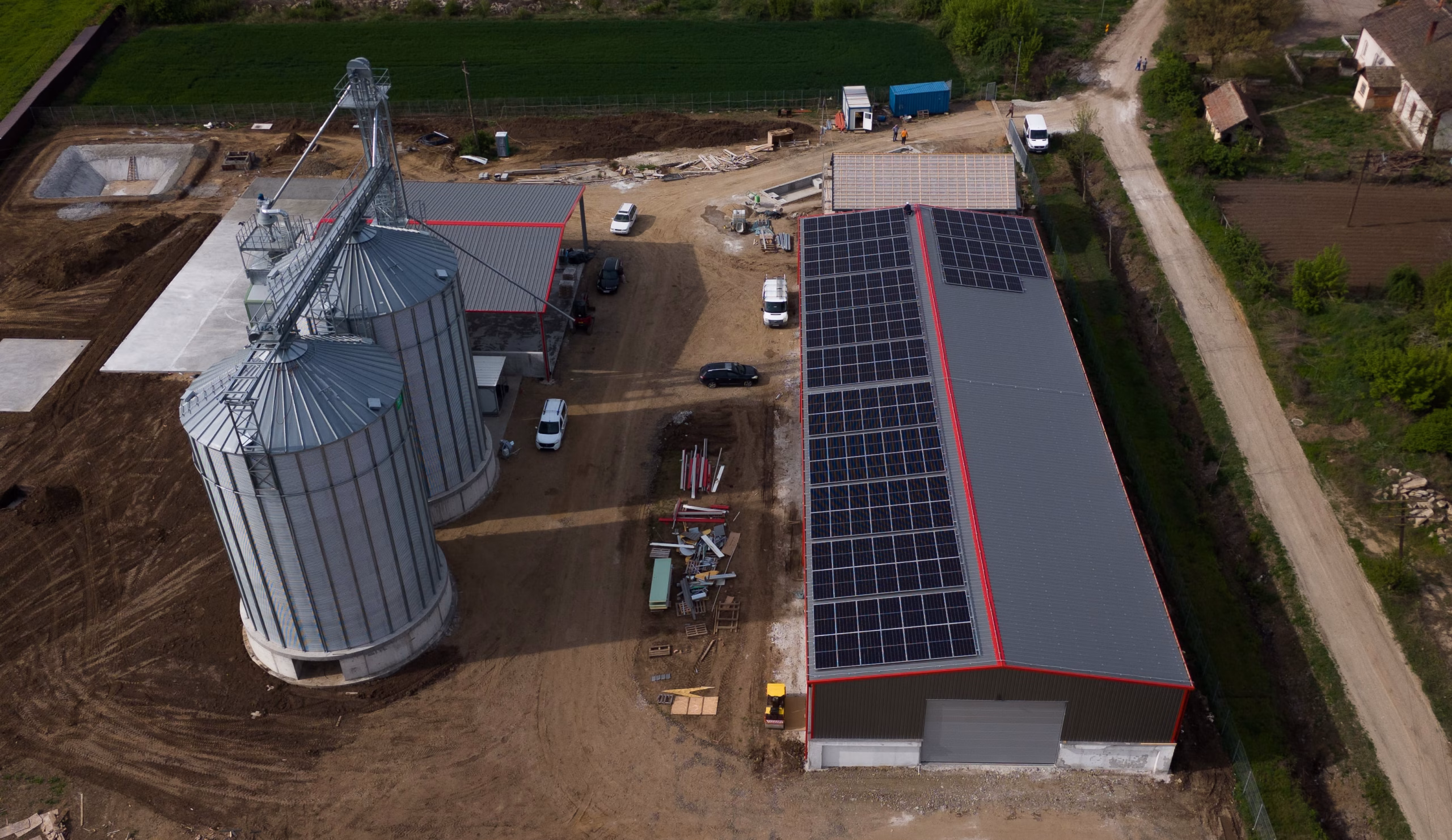 Aerial industrial site photography by AK Visuals